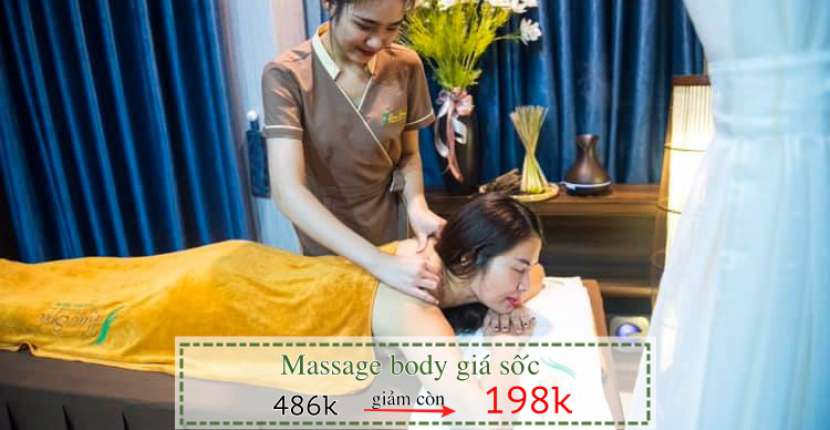 Massage body ấn huyệt trị liệu toàn thân giảm giá chỉ còn 198k