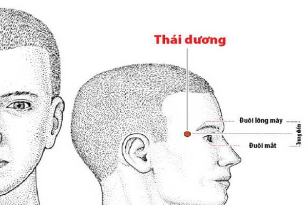 Huyệt thái dương: Vị trí, tác dụng, cách bấm huyệt