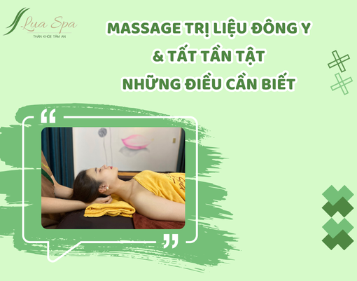 Massage trị liệu đông y & tất tần tật những điều cần biết