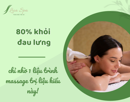 80% khỏi đau lưng chỉ nhờ 1 liệu trình massage trị liệu kiểu này!