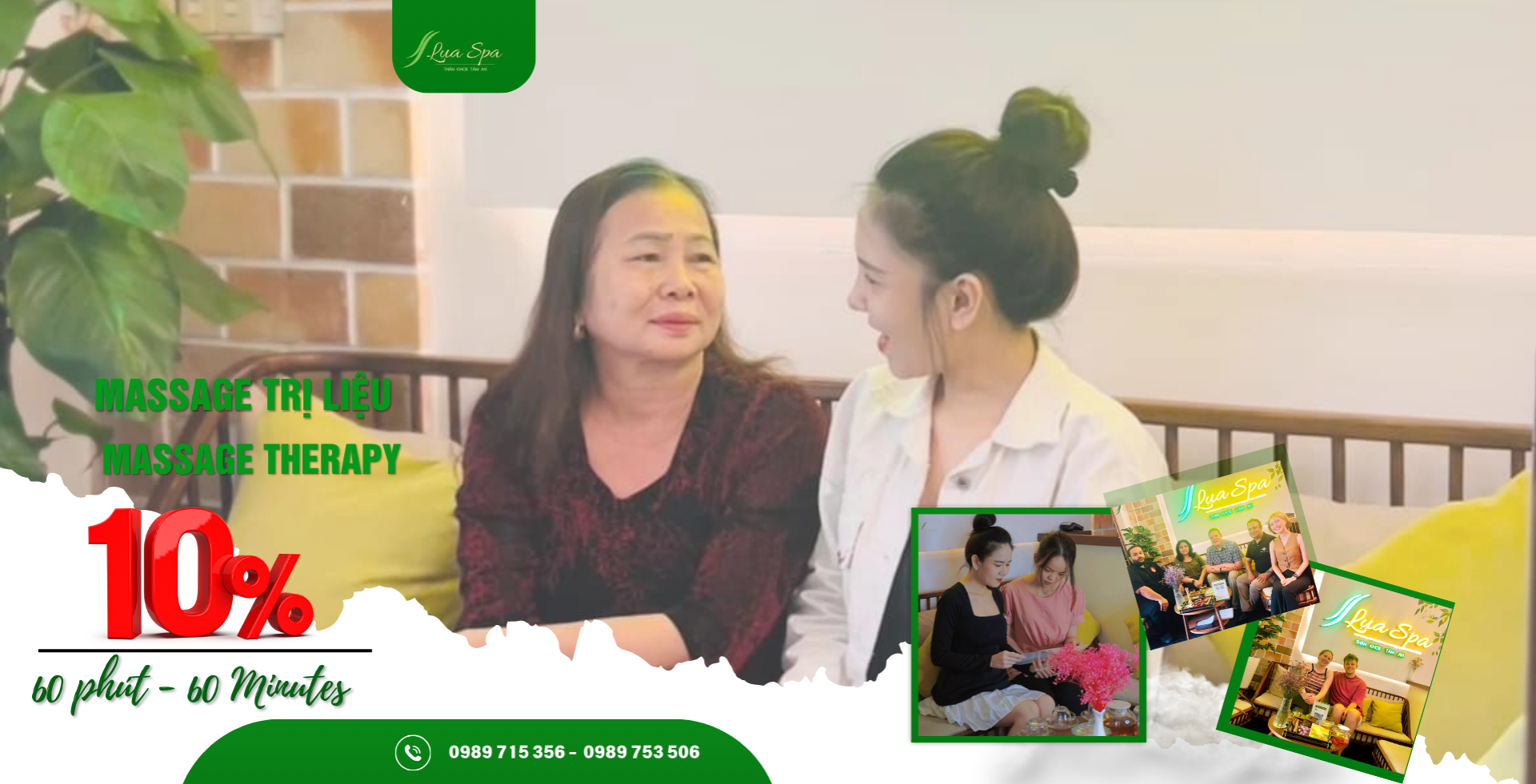 Ưu đãi Massage Giảm 10%