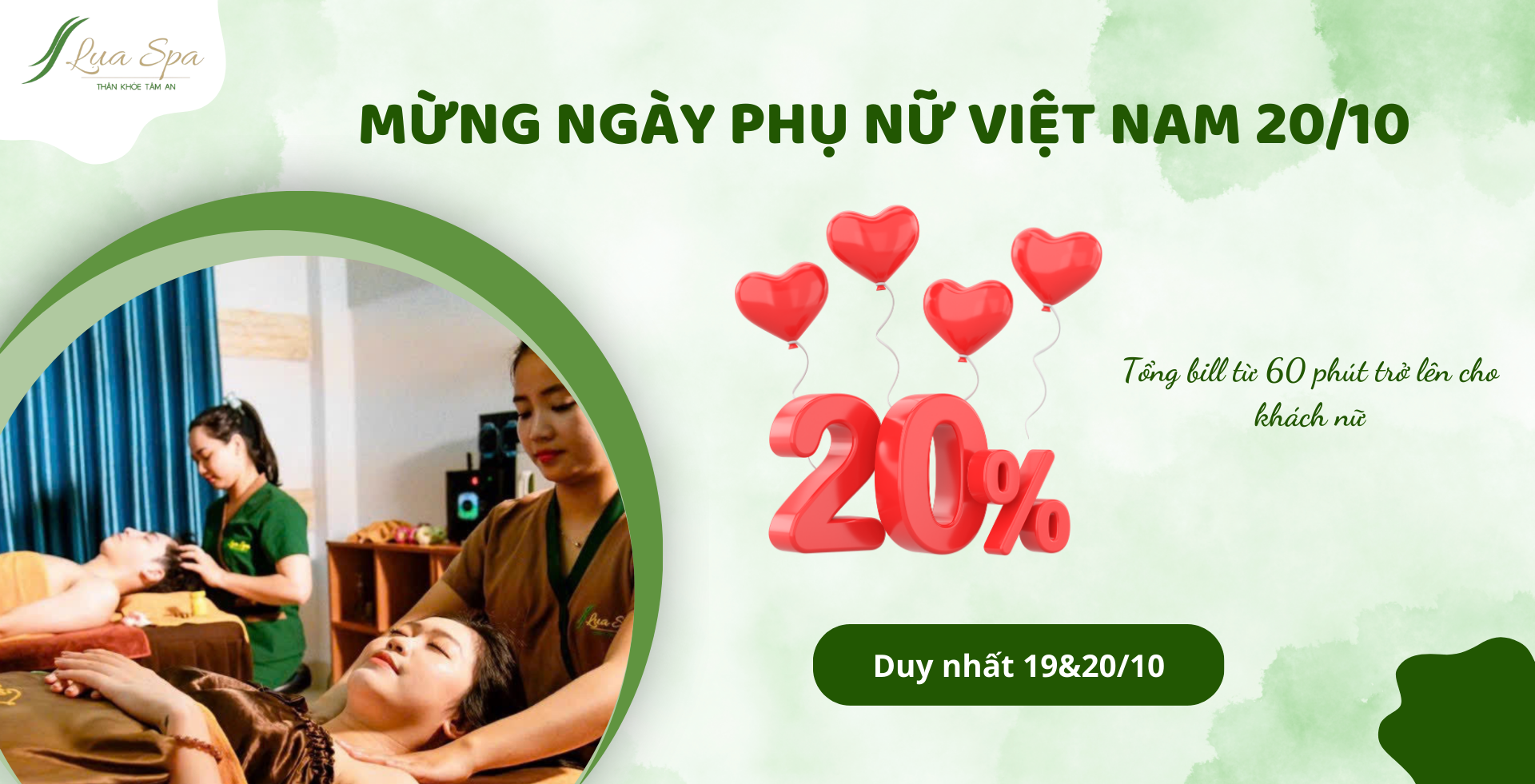 Ưu đãi mừng ngày phụ nữ Việt Nam 20/10