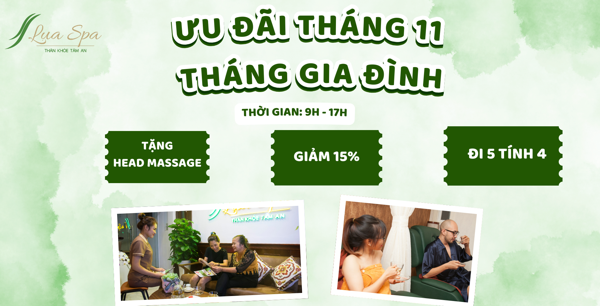 Ưu đãi tháng 11 tháng gia đình